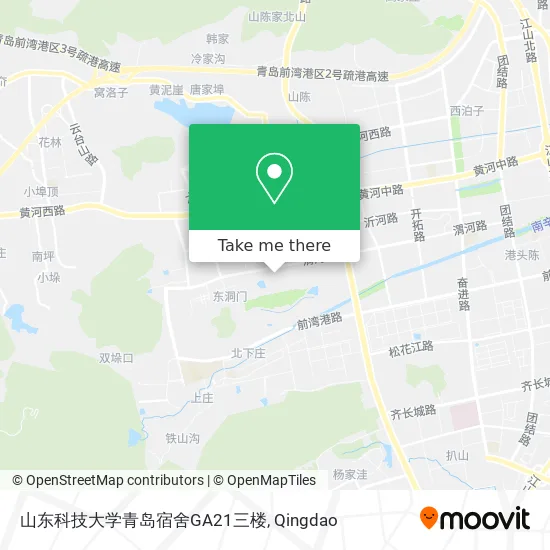 山东科技大学青岛宿舍GA21三楼 map