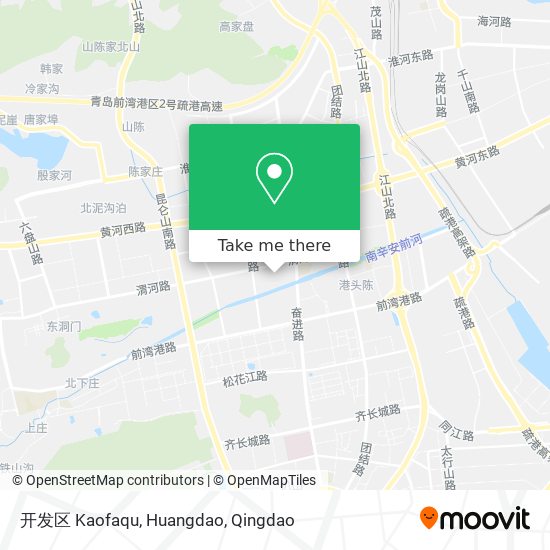 开发区 Kaofaqu, Huangdao map