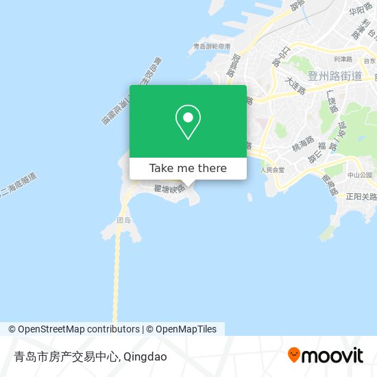 青岛市房产交易中心 map