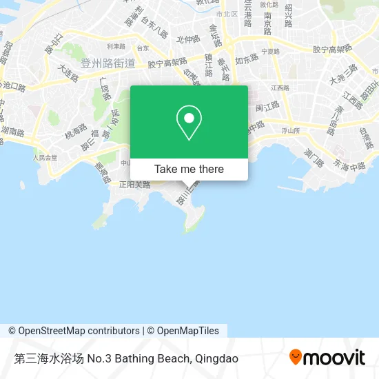 第三海水浴场 No.3 Bathing Beach map