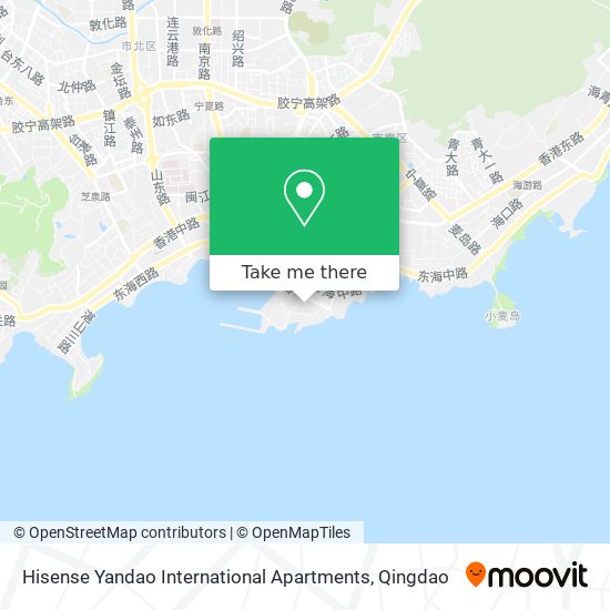 Hisense Yandao International Apartments map