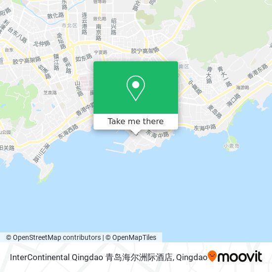 InterContinental Qingdao 青岛海尔洲际酒店 map
