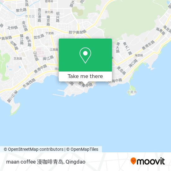 maan coffee 漫咖啡青岛 map