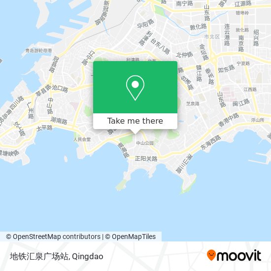 地铁汇泉广场站 map