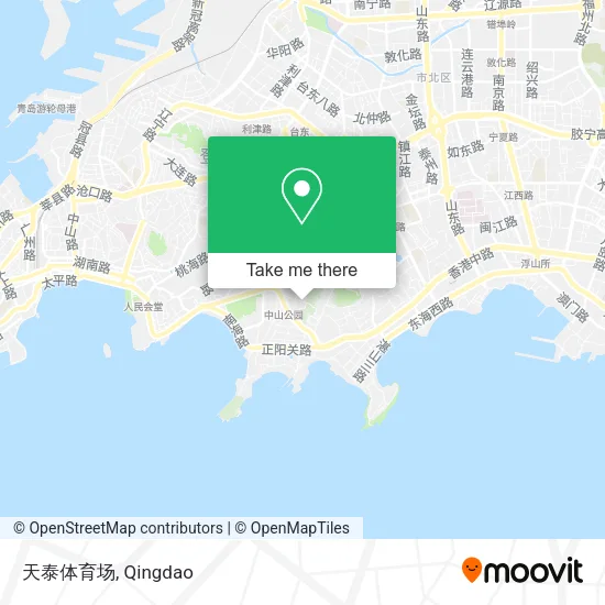 天泰体育场 map