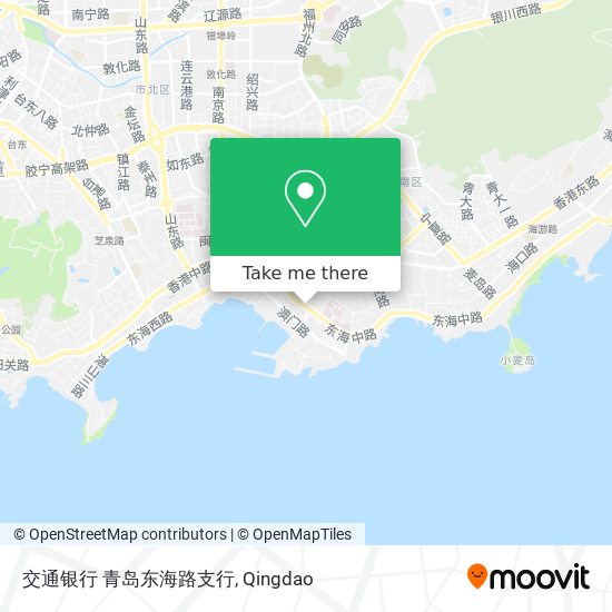 交通银行 青岛东海路支行 map