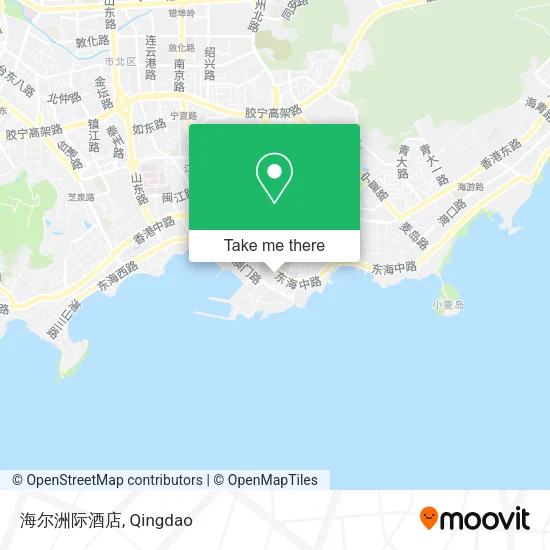 海尔洲际酒店 map