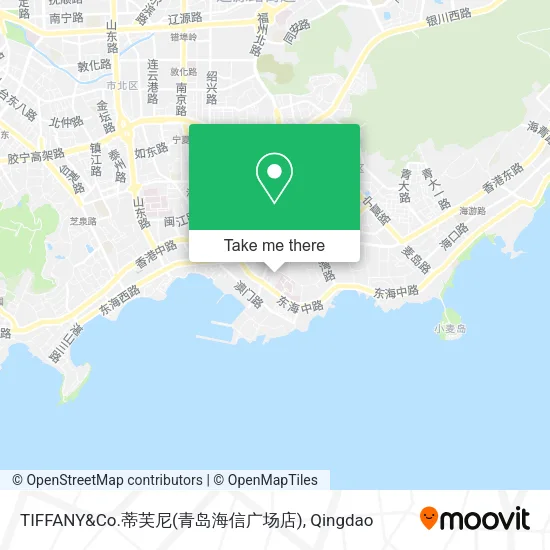 TIFFANY&Co.蒂芙尼(青岛海信广场店) map