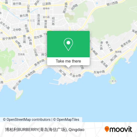 博柏利BURBERRY(青岛海信广场) map