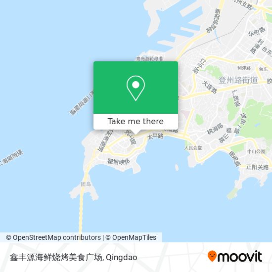 鑫丰源海鲜烧烤美食广场 map