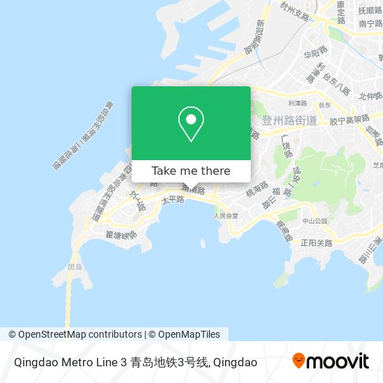 Qingdao Metro Line 3 青岛地铁3号线 map