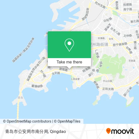 青岛市公安局市南分局 map