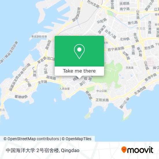 中国海洋大学 2号宿舍楼 map