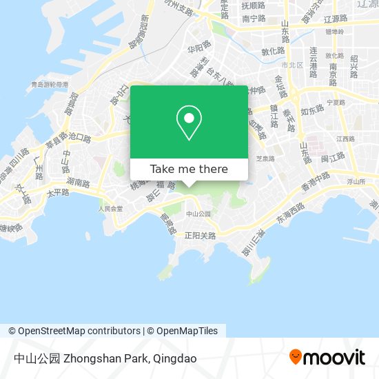 中山公园 Zhongshan Park map