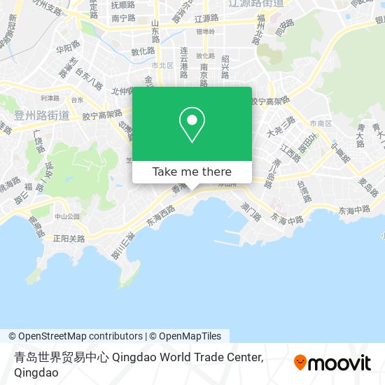 青岛世界贸易中心 Qingdao World Trade Center map