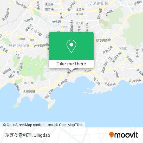 萝喜创意料理 map