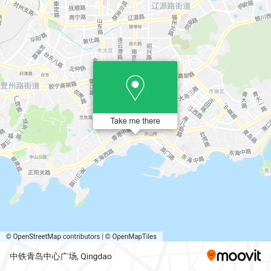 中铁青岛中心广场 map