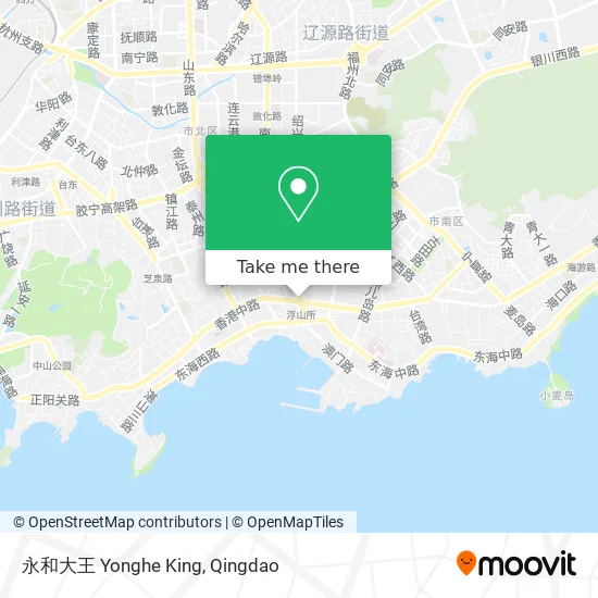 永和大王 Yonghe King map