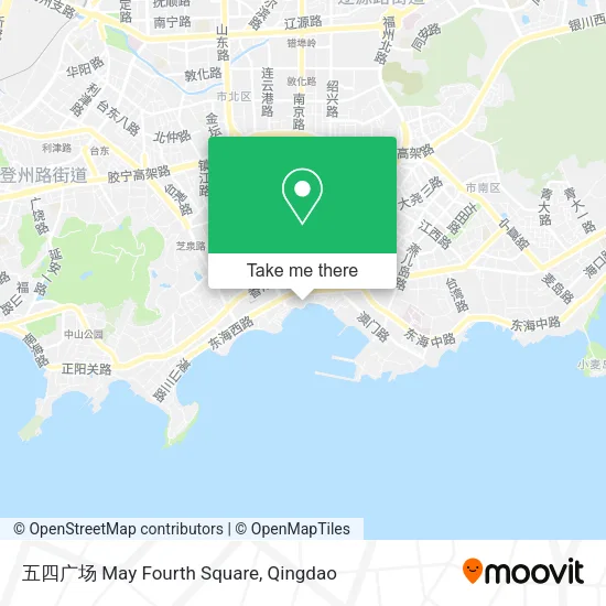 五四广场 May Fourth Square map