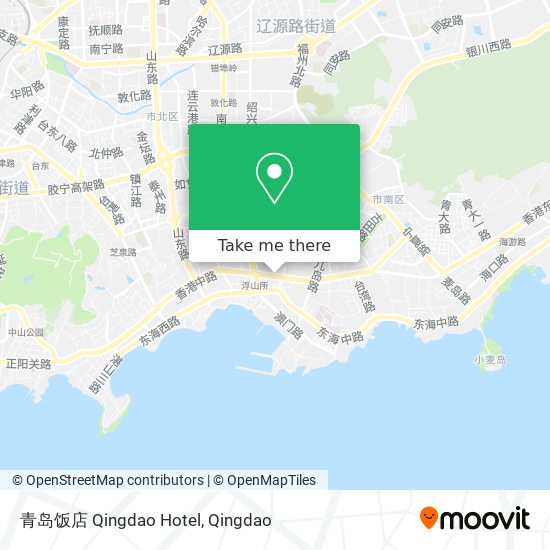 青岛饭店 Qingdao Hotel map