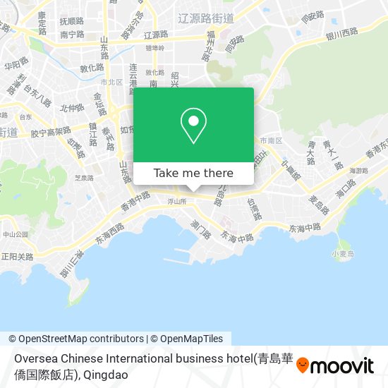 Oversea Chinese International business hotel(青島華僑国際飯店) map