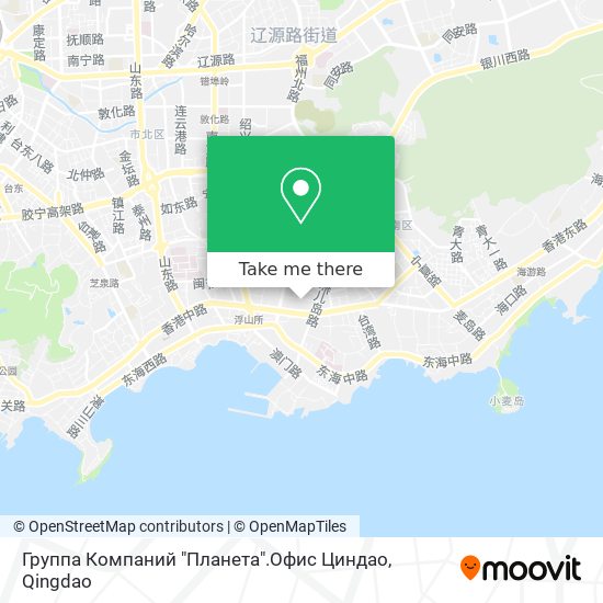 Группа Компаний "Планета".Офис Циндао map