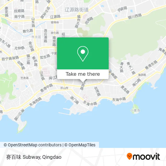 赛百味 Subway map