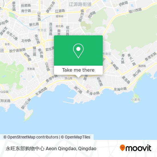 永旺东部购物中心 Aeon Qingdao map