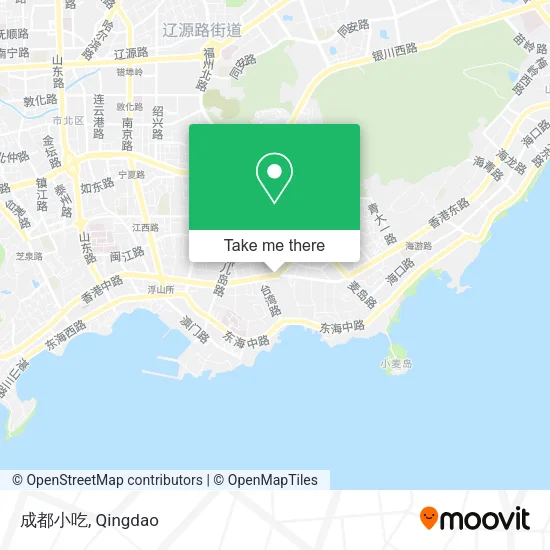 成都小吃 map