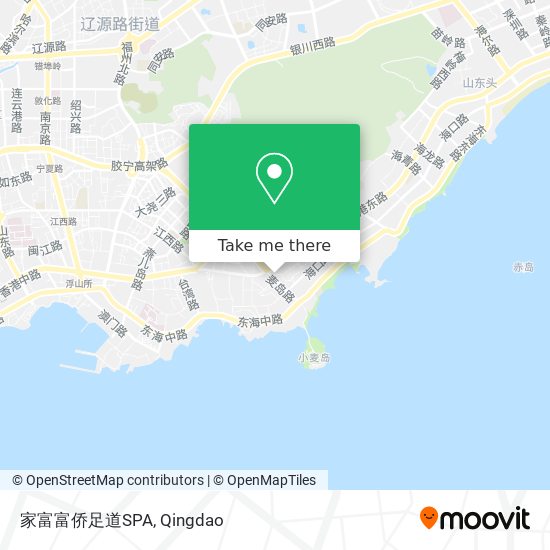 家富富侨足道SPA map