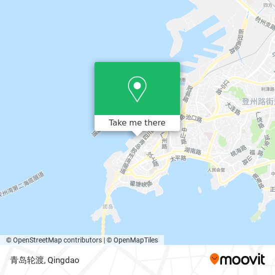 青岛轮渡 map