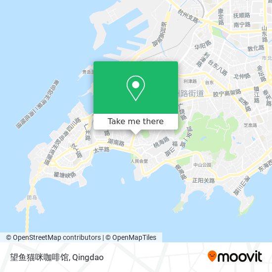 望鱼猫咪咖啡馆 map