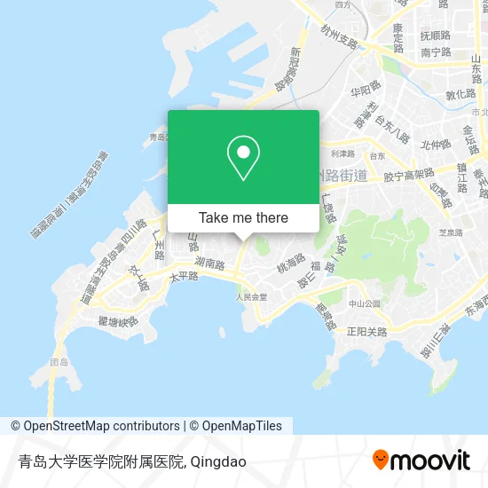 青岛大学医学院附属医院 map