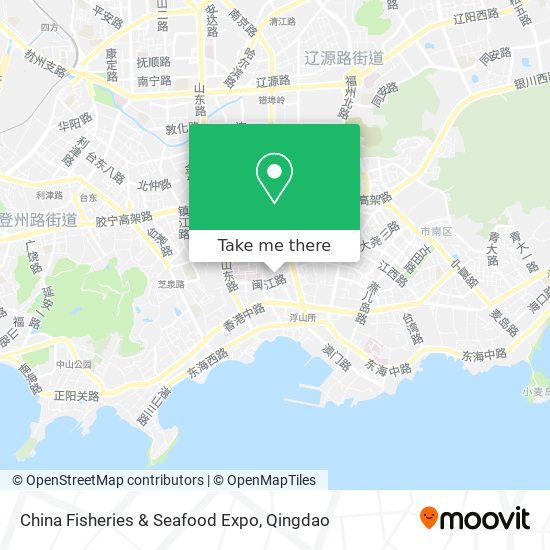 China Fisheries & Seafood Expo map