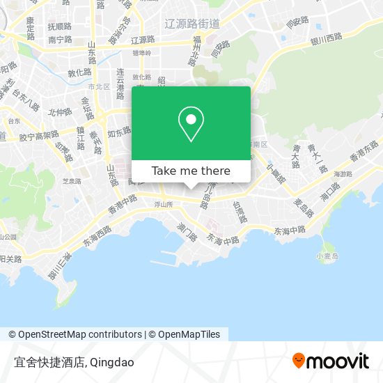 宜舍快捷酒店 map