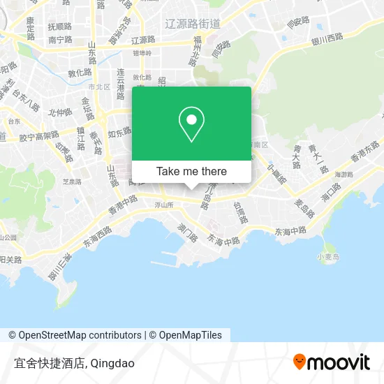 宜舍快捷酒店 map