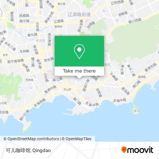 可儿咖啡馆 map