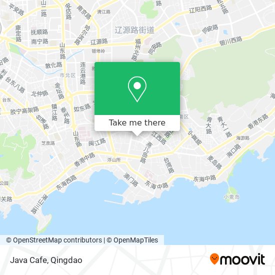 Java Cafe map