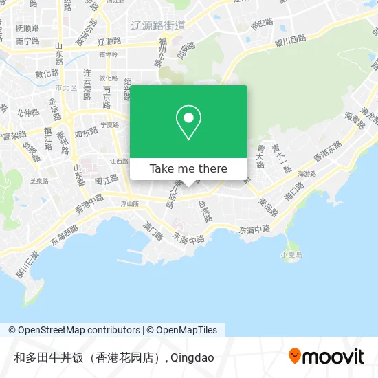 和多田牛丼饭（香港花园店） map