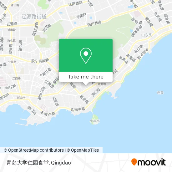 青岛大学仁园食堂 map
