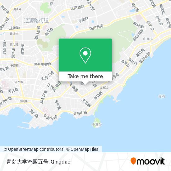 青岛大学鸿园五号 map