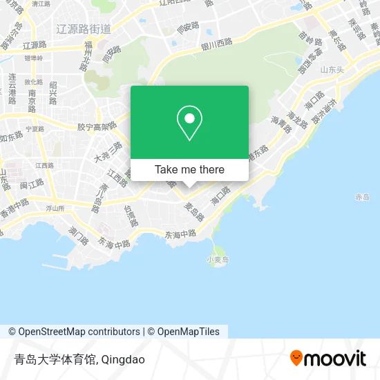 青岛大学体育馆 map