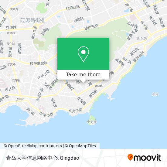 青岛大学信息网络中心 map