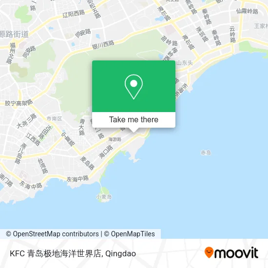 KFC 青岛极地海洋世界店 map