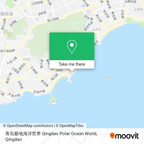 青岛极地海洋世界 Qingdao Polar Ocean World map