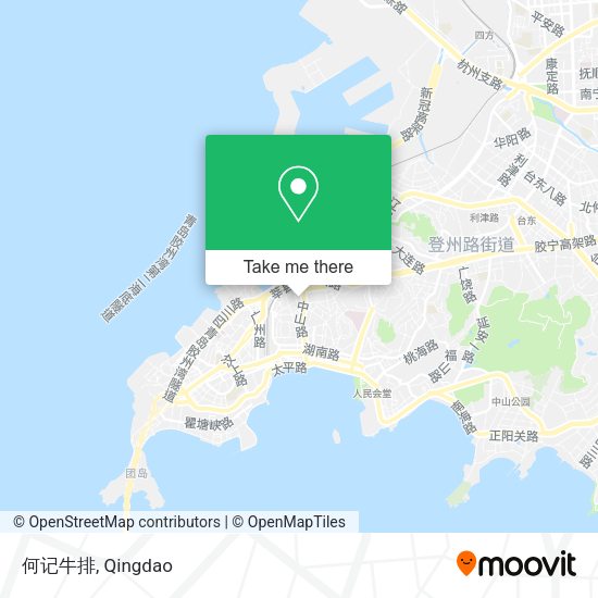 何记牛排 map