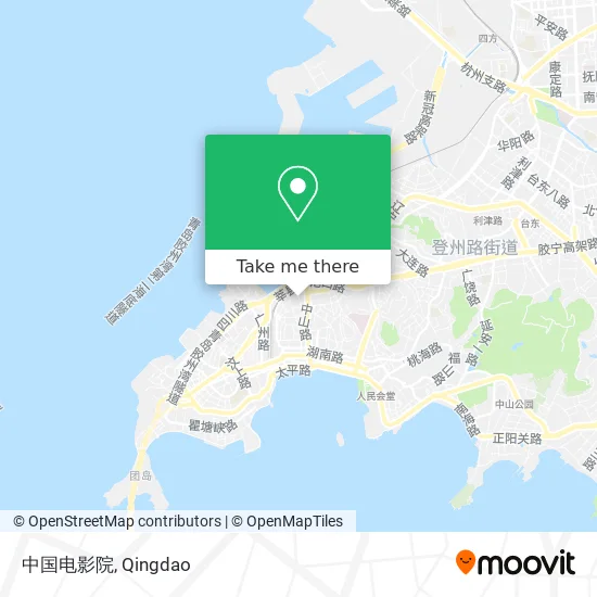 中国电影院 map