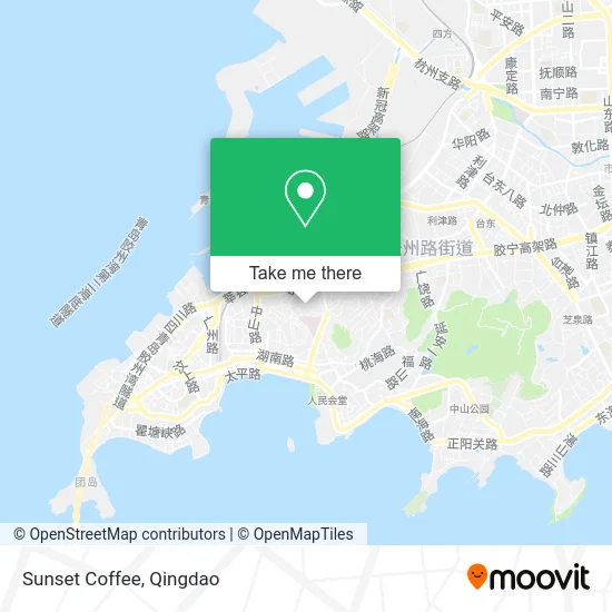 Sunset Coffee map