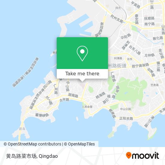 黄岛路菜市场 map