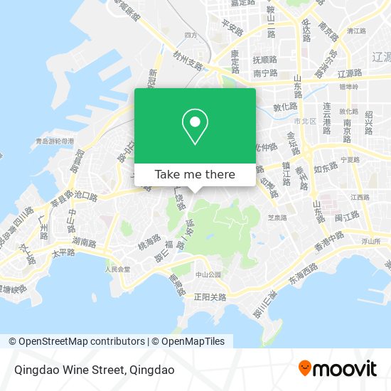 Qingdao Wine Street map